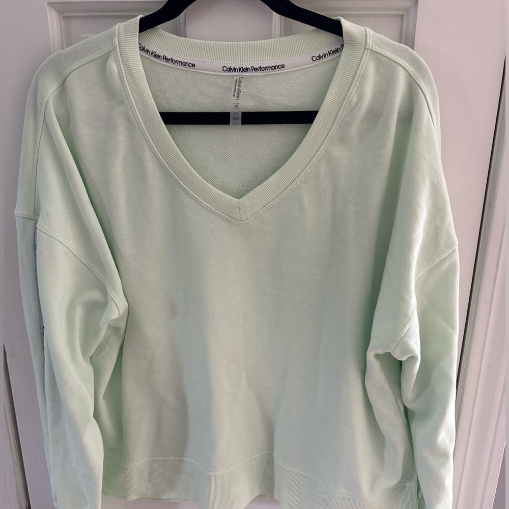 Calvin Klein V neck sweatshirt
